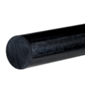 Acetal Rod 25mm dia x 1500mm (Black)