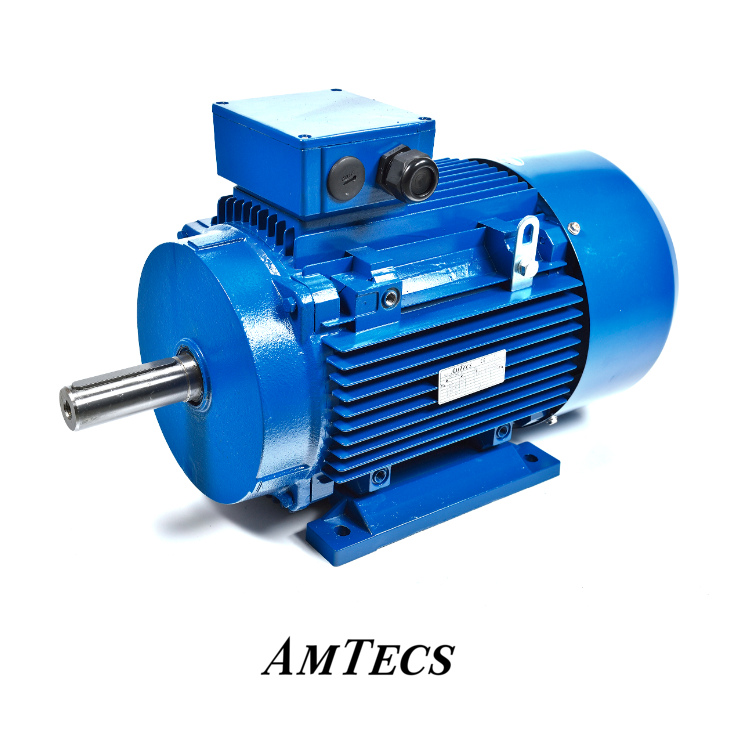 Amtecs IE3 Aluminium Electric Motor 1.1kW 3ph 4 Pole B3 Foot Mount, 90S Frame, 230/400V