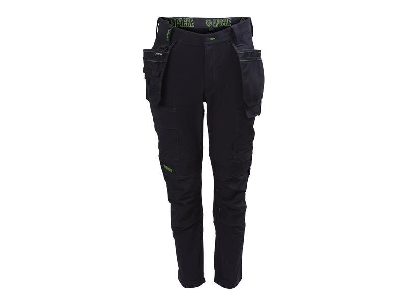 Apache Calgary Black Stretch Holster Trousers Waist 38in Leg 29in