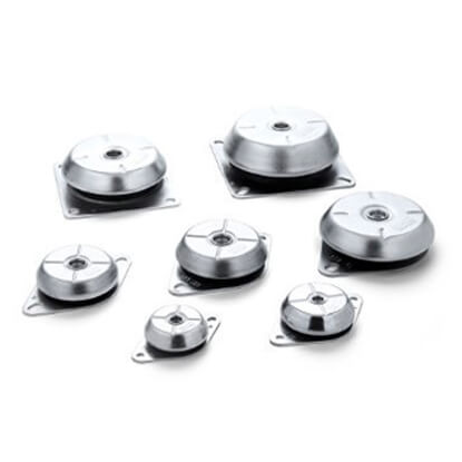 BSB150S.B Shore 50 M16 Square Base Rubber Metal Anti Vibration Mount