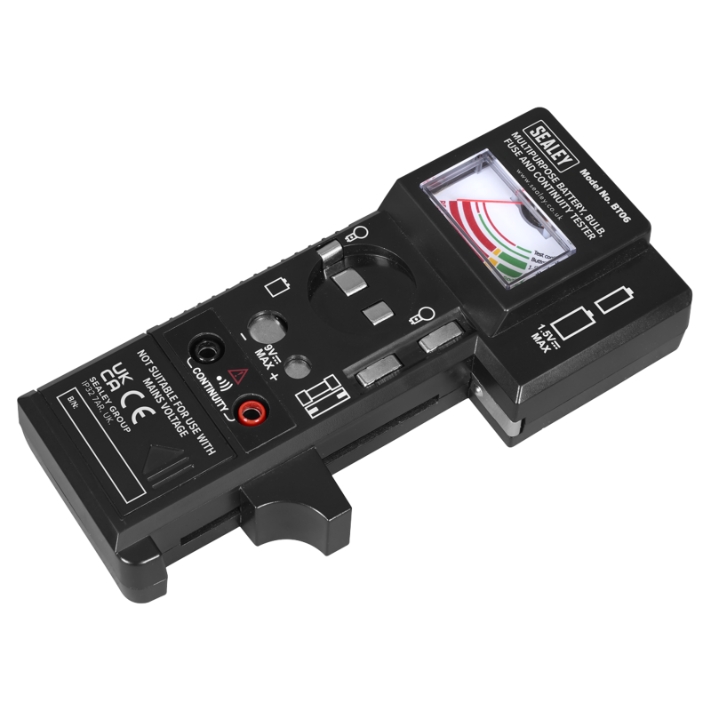 Sealey BT06 Multipurpose Battery, Bulb, Fuse  Continuity Tester