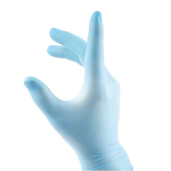 Beeswift Blue Large Nitrile Disposable Gloves (Box of 1000)