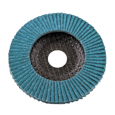 Bibielle 127mm Dia x 22mm 60 Grit DLF Conical Zirconium Flap Discs With Fibreglass Backing (Pack of 10)