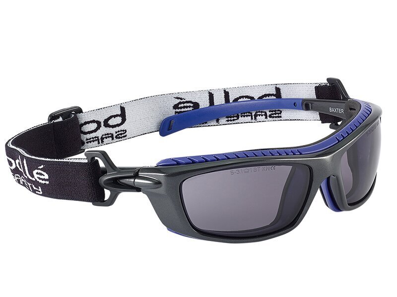 Bolle Safety Baxter Platinum Safety Goggles - Smoke