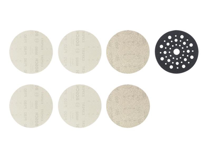 Bosch Powertool Accessories EXPERT M480 Net 125mm Starter Kit, 7 Piece