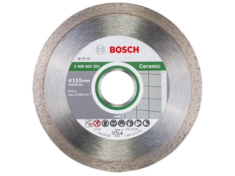 Bosch Powertool Accessories Standard for Ceramic Diamond Cutting Disc 115 x 22.23mm