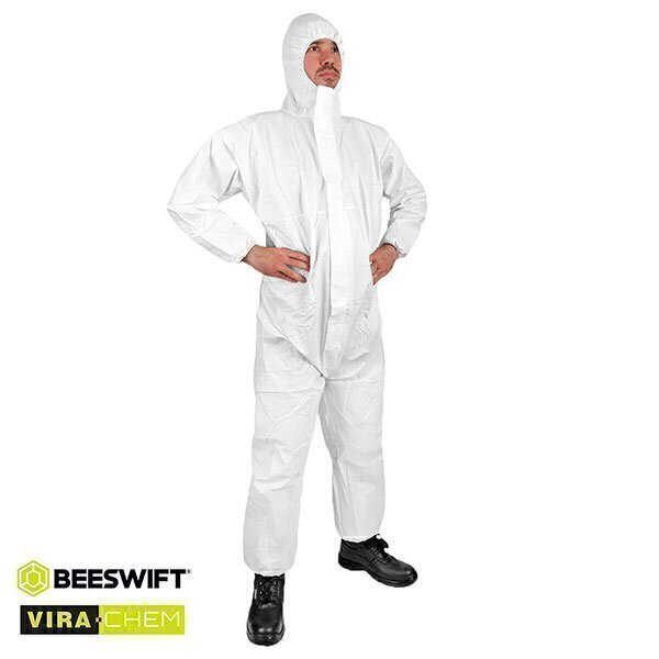 CN4013E Disposable Coverall Type 5/6 White XXL