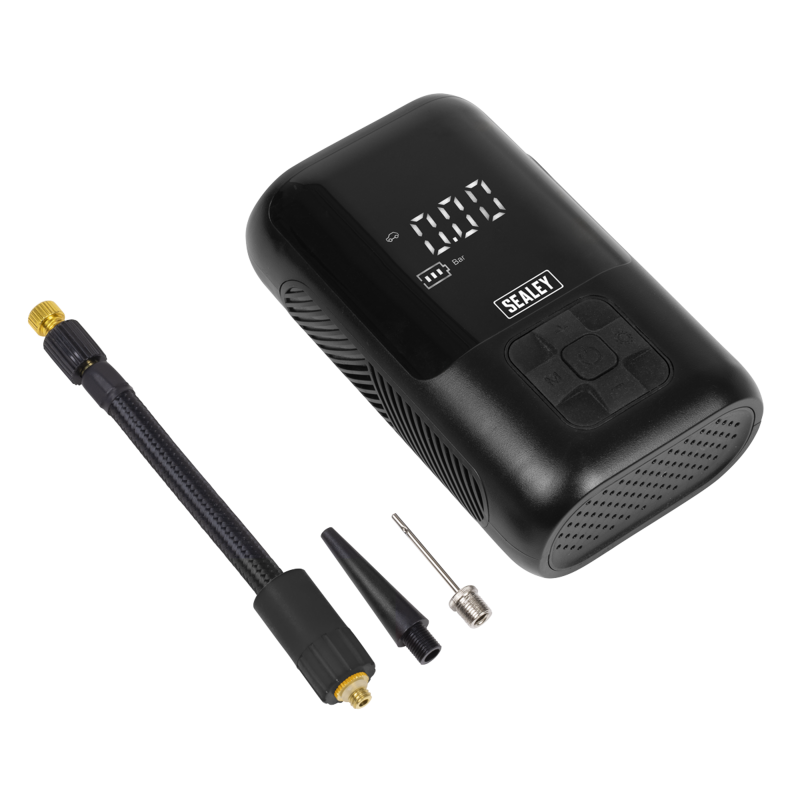 Sealey CTI130 Tyre Inflator Power Bank with Worklight Rechargeable
