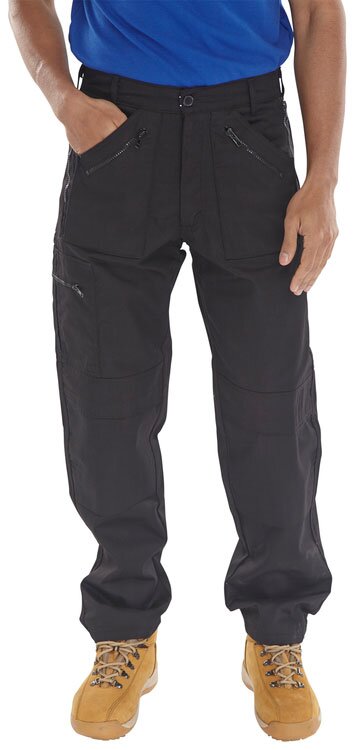 Click Action Work Trousers Black 46