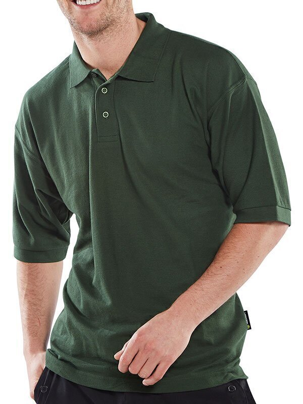 Click Polo Shirt Bottle Green XXL