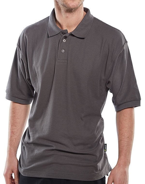 Click Polo Shirt Grey XXXL