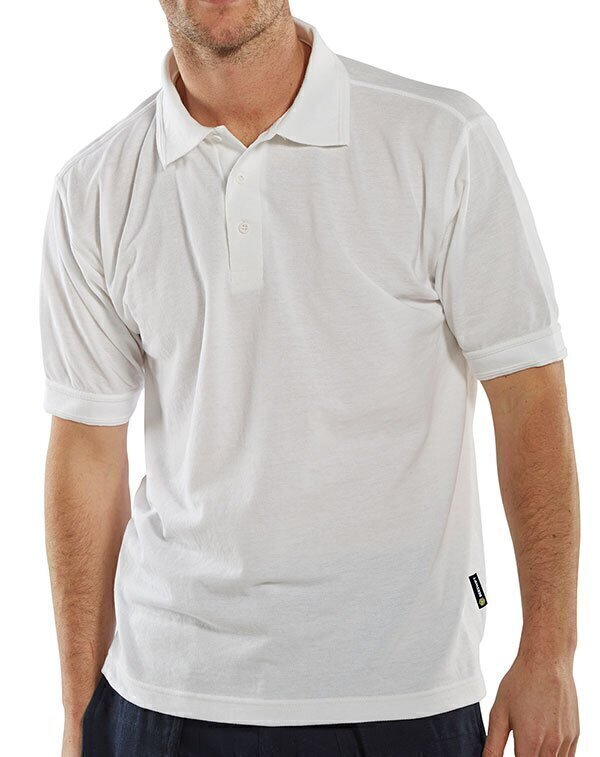 Click Polo Shirt White XXXL