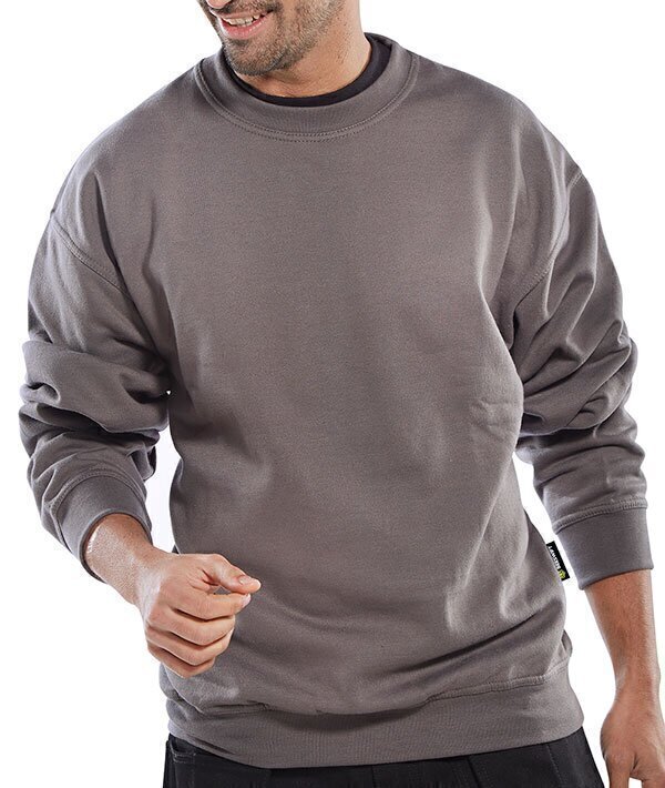Click Polycotton Sweatshirt Grey XXL