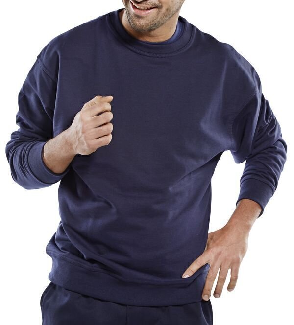 Click Premium Sweat Shirt Navy Blue XXXL