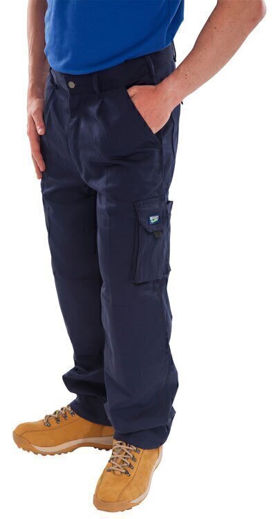 Click Traders Newark Trousers Navy Blue 40