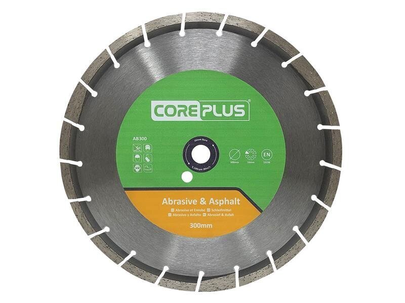 CorePlus AB300 Abrasive  Asphalt Diamond Blade 300mm