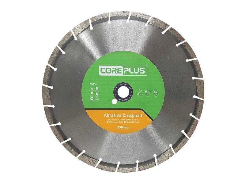 CorePlus AB350 Abrasive Asphalt Diamond Blade 350mm