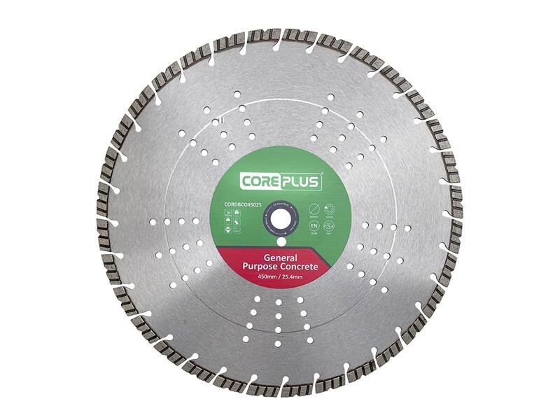 CorePlus General Purpose Concrete Diamond Blade 450 x 25mm