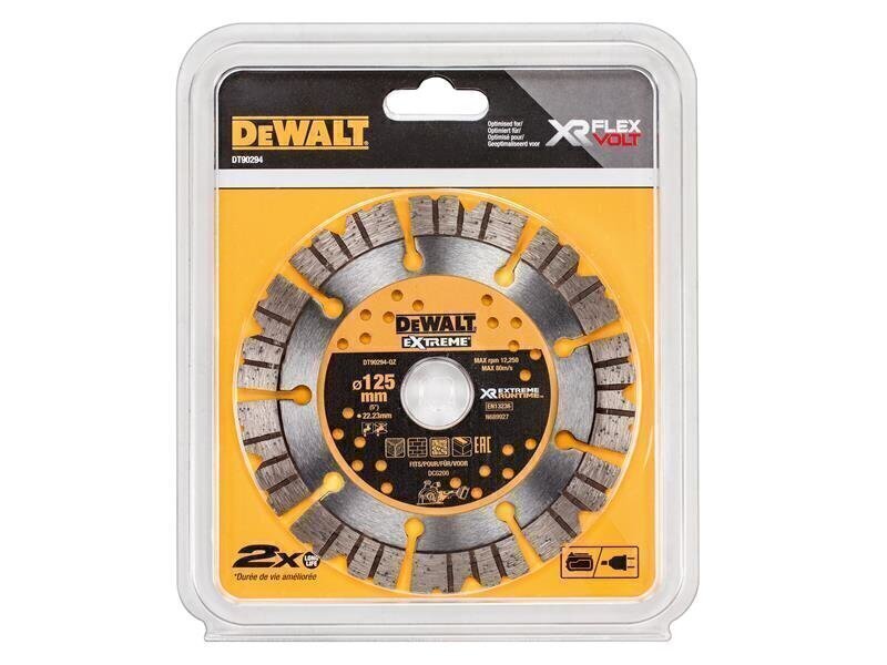 DEWALT DT90294 Extreme Diamond Cutting Blade 125 x 22.23mm