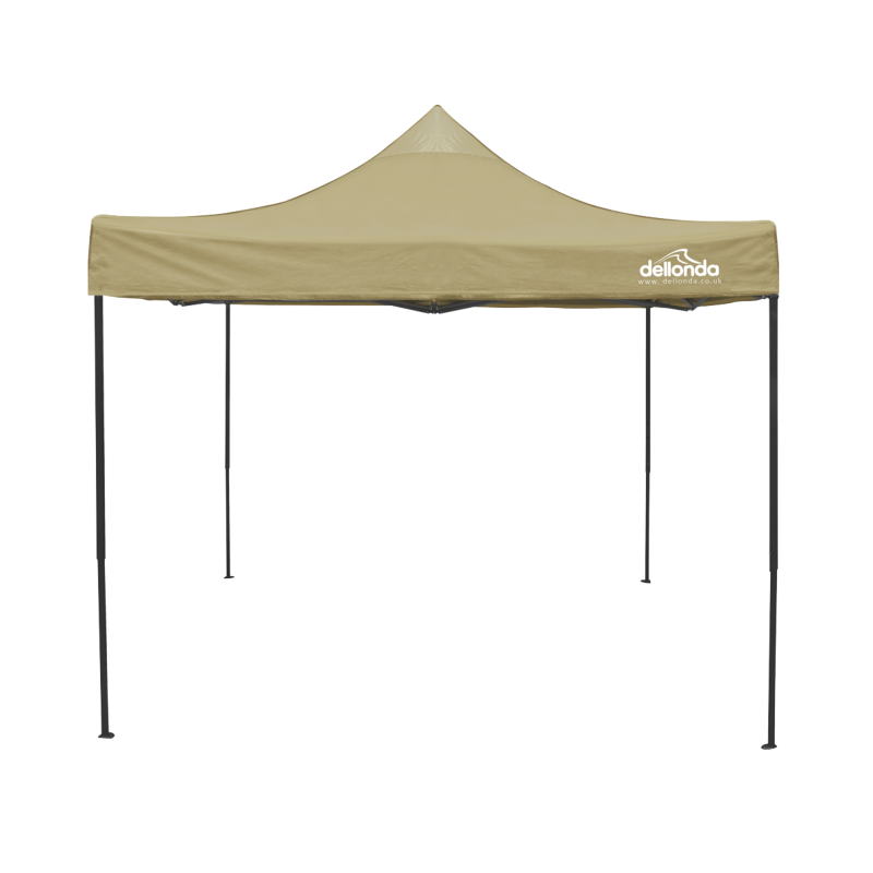 Sealey DG304 Dellonda 3x3m Pop-Up Gazebo Canopy with Water-Resistant Carry Bag, Stakes Weight Bags - Beige