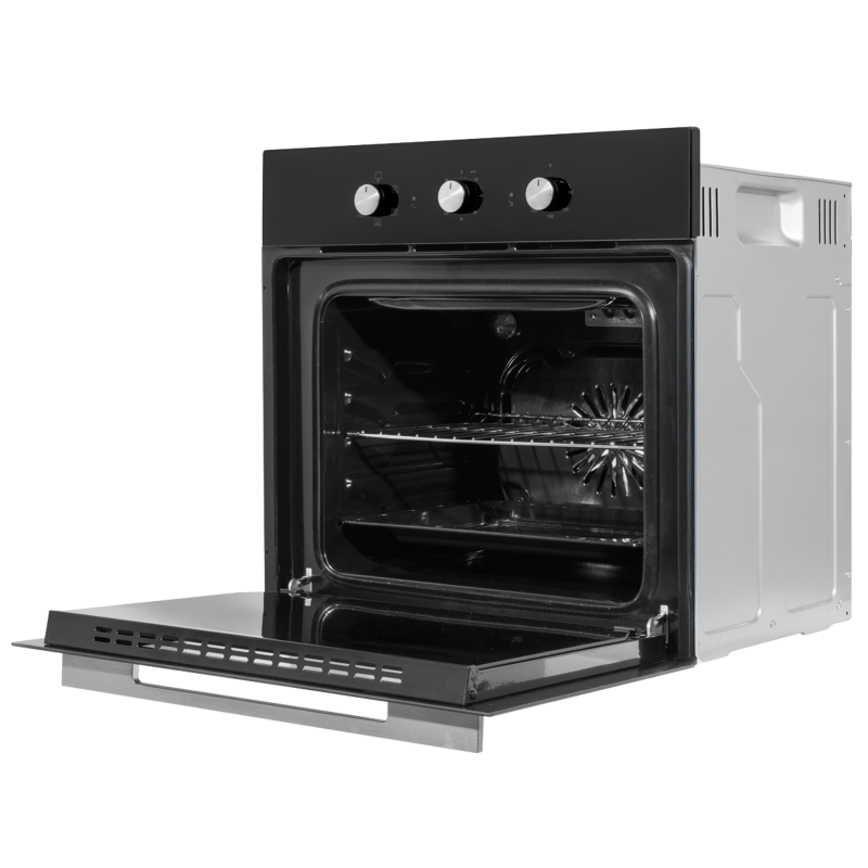 Sealey DH110 Baridi Built-In 5-Function Fan Assisted Oven with Timer 60cm, 55L Capacity - Black