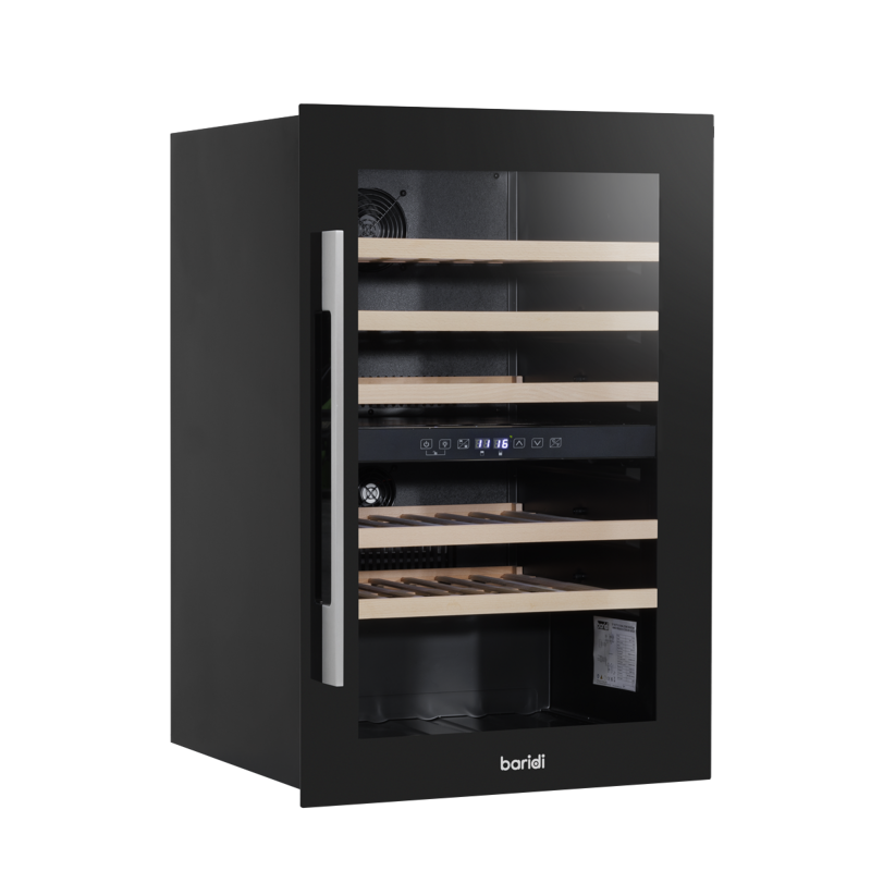 Sealey DH118 Baridi 57 Bottle Dual Zone Wine Fridge Cooler 60cm