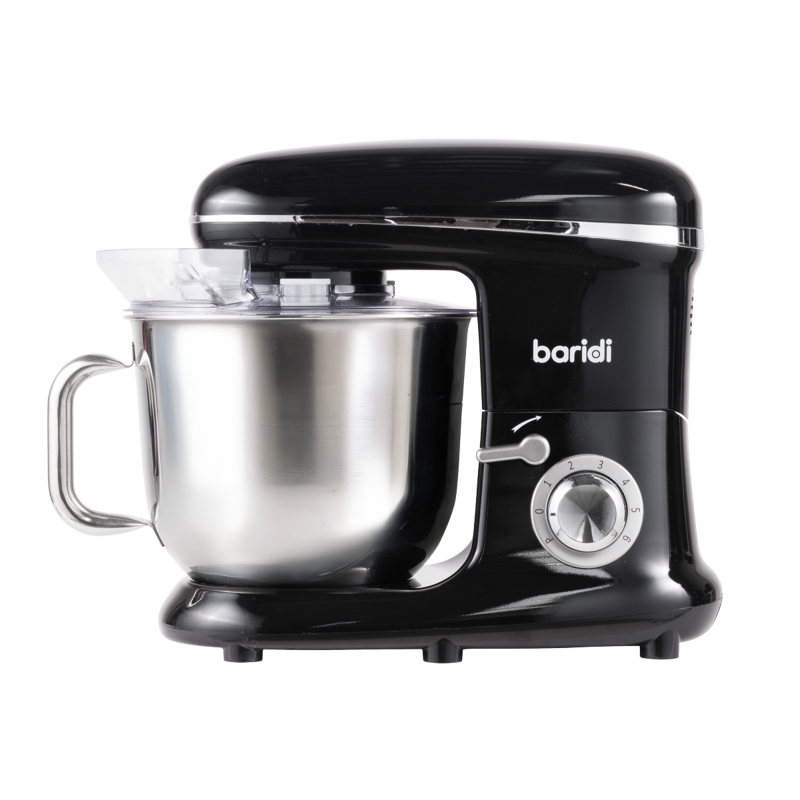 Sealey DH173 Baridi 1500W Stand Mixer with Accessories 6L - Black