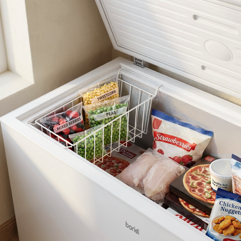 Sealey DH258 Baridi Freestanding Chest Freezer 254L Capacity - White