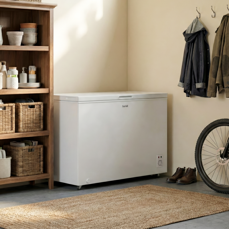 Sealey DH260 Baridi Freestanding Chest Freezer 299L Capacity - White