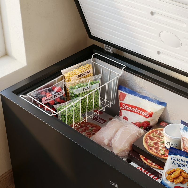Sealey DH261 Baridi Freestanding Chest Freezer 299L Capacity - Black