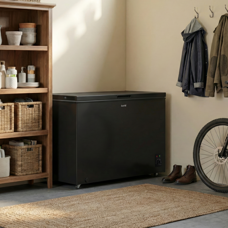 Sealey DH261 Baridi Freestanding Chest Freezer 299L Capacity - Black
