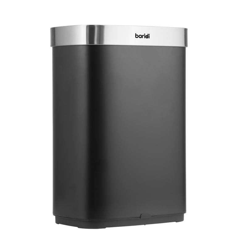 Sealey DH282 Sensor Bin 65L - Black/Stainless Steel