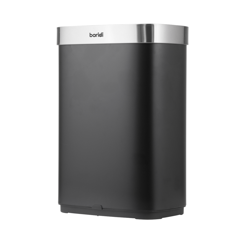 Sealey DH282 Sensor Bin 65L - Black/Stainless Steel