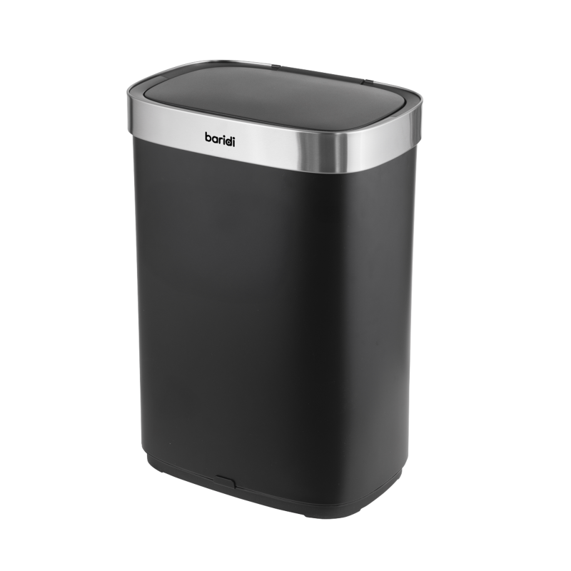 Sealey DH282 Sensor Bin 65L - Black/Stainless Steel