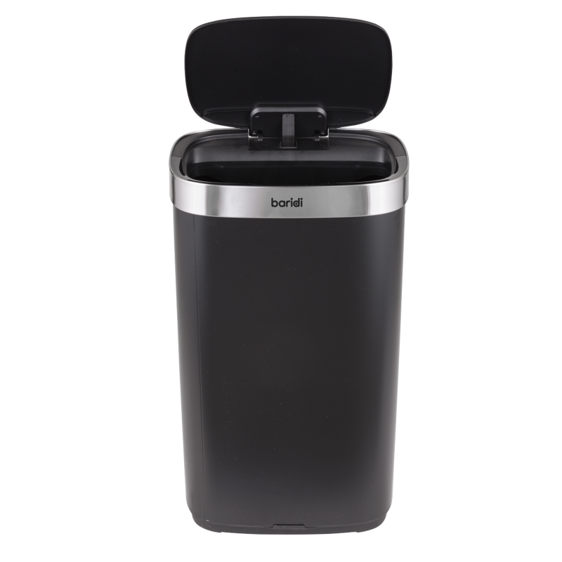 Sealey DH283 Sensor Bin 80L - Black/Stainless Steel