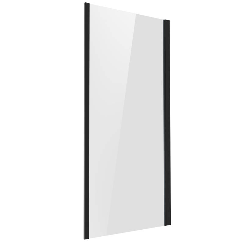 Sealey DH297 Side Panel for Sliding Shower Doors, 6mm Tempered Glass - Black