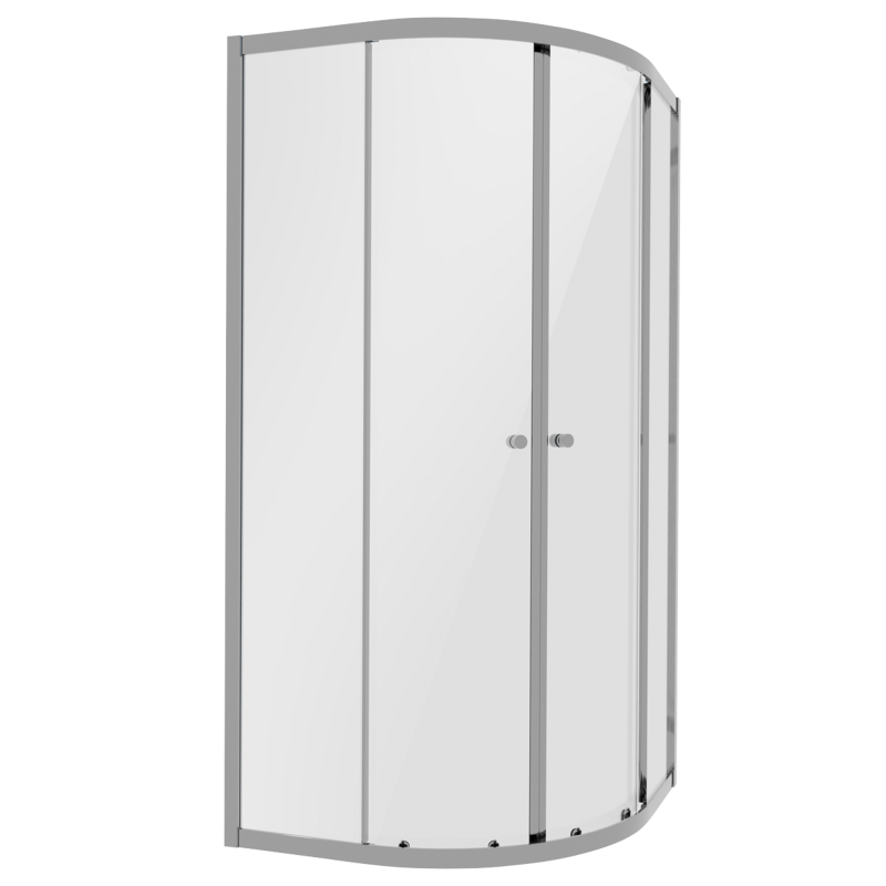 Sealey DH301 Quadrant Shower Entry Enclosure 800 x 800 x 1850mm with 6mm Tempered Glass - Chrome