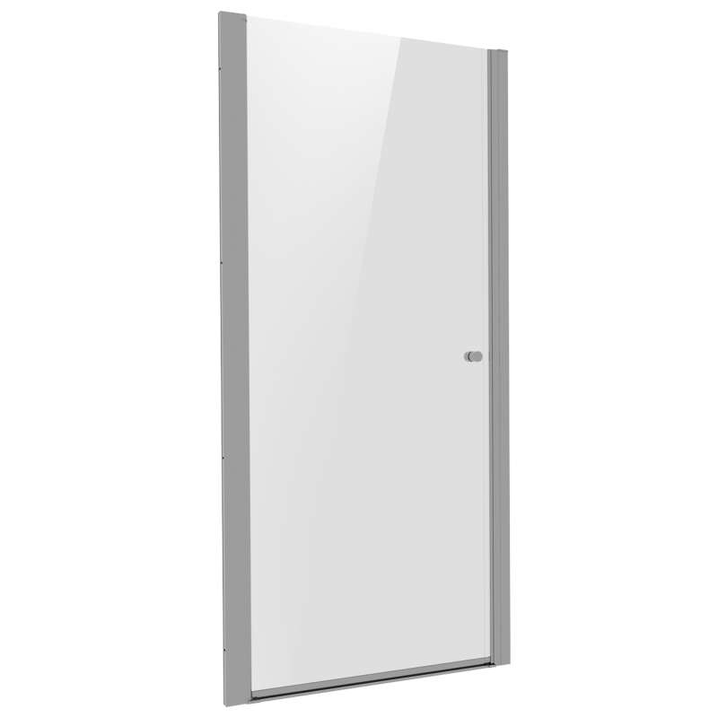 Sealey DH303 Pivot Shower Door 800 x 1850mm, 6mm Tempered Glass, Reversible - Chrome