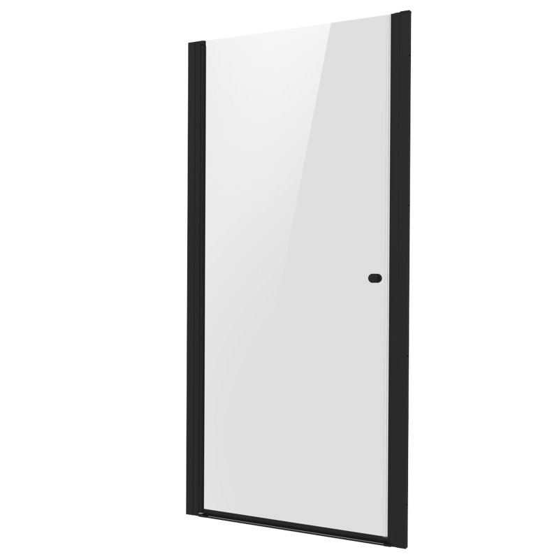 Sealey DH304 Pivot Shower Door 800 x 1850mm, 6mm Tempered Glass, Reversible - Black
