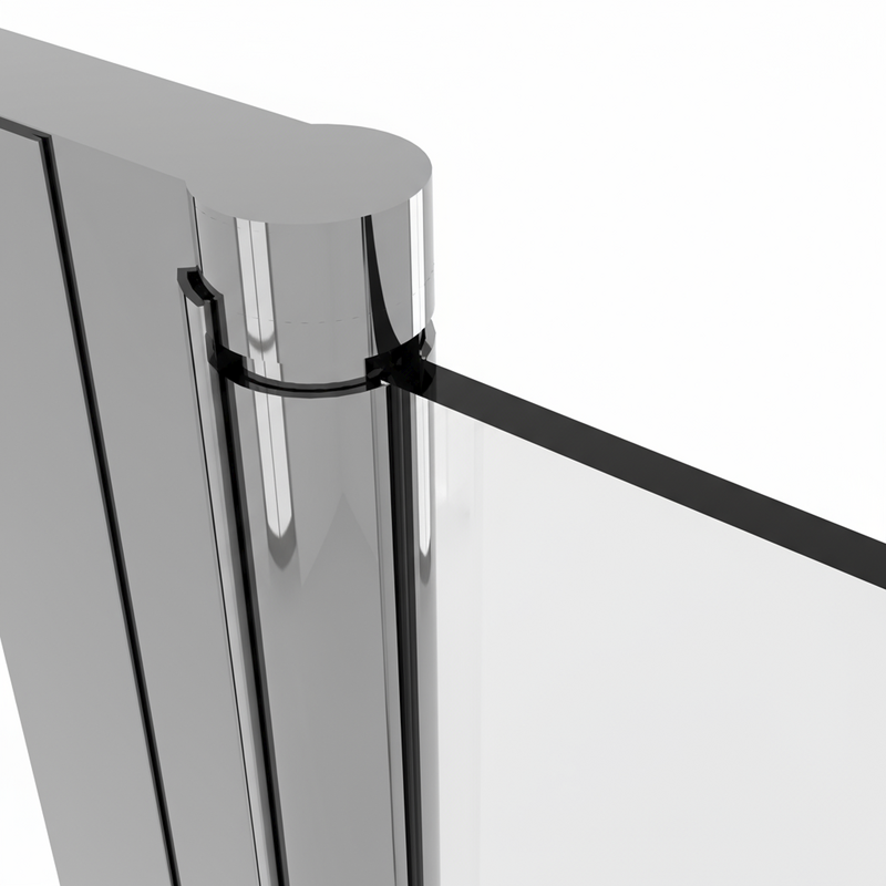 Sealey DH305 Bi-Fold Shower Door 800 x 1850mm, 6mm Tempered Glass, Reversible - Chrome