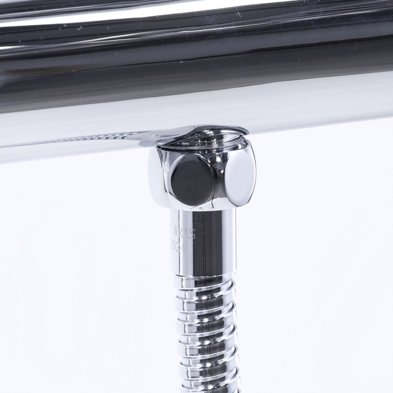 Sealey DH314 Thermostatic Shower Mixer Set, 20cm Round Head, Adjustable Rail - Chrome