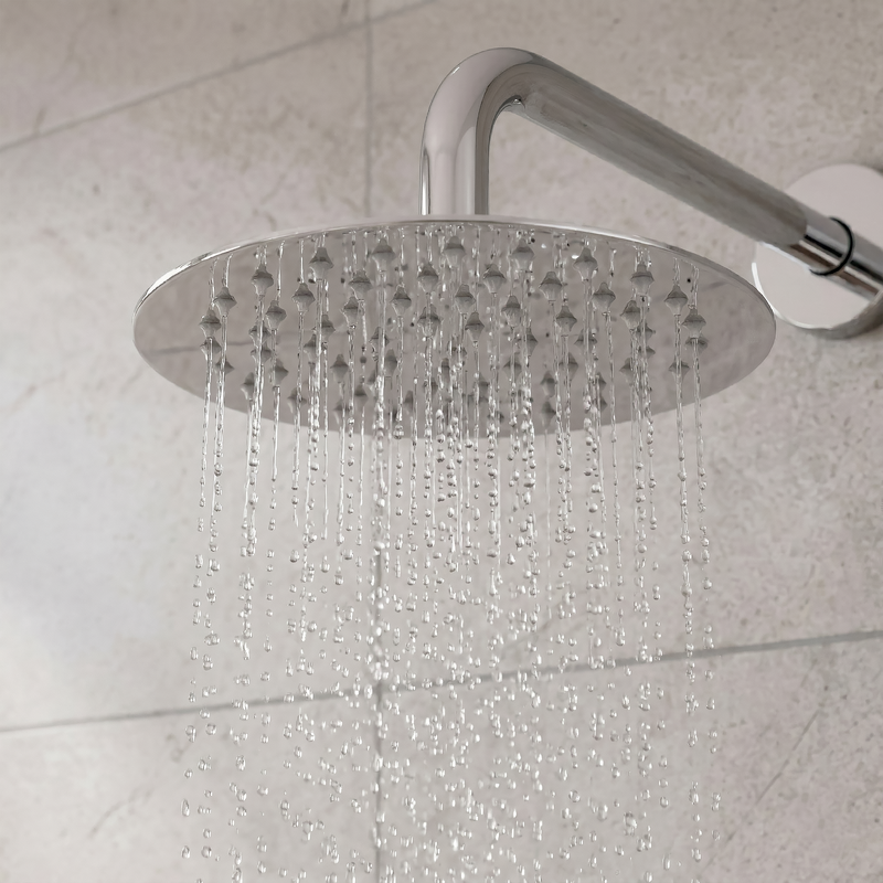 Sealey DH318 Concealed Thermostatic Shower Set 20cm Round Head Hand Shower - Chrome