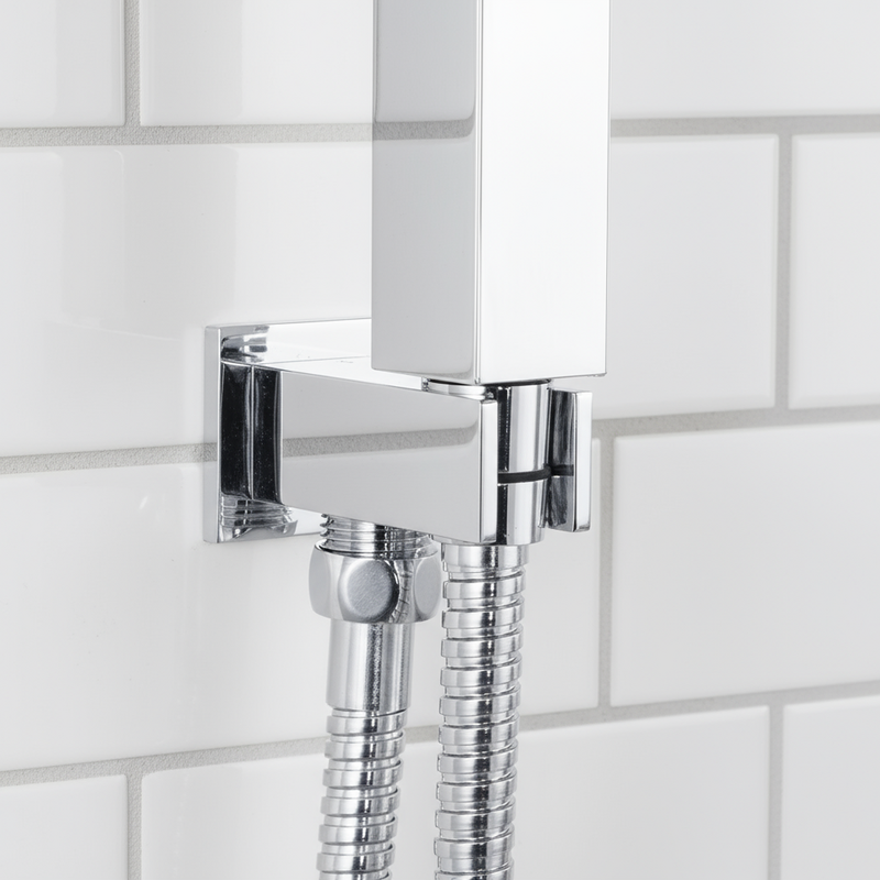 Sealey DH320 Concealed Thermostatic Shower Set 20 x 20cm Square Head Hand Shower - Chrome