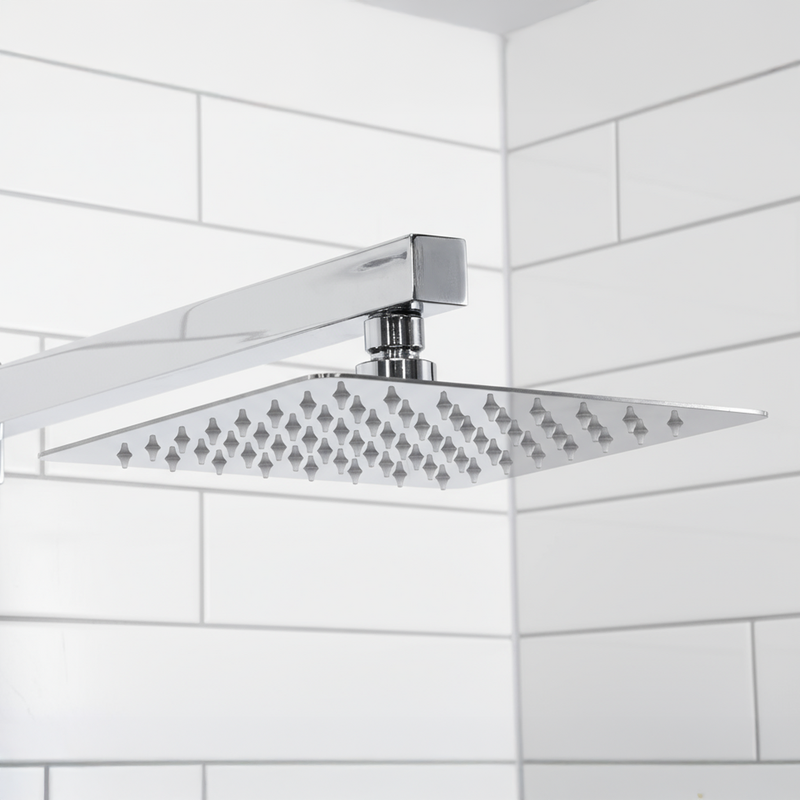Sealey DH320 Concealed Thermostatic Shower Set 20 x 20cm Square Head Hand Shower - Chrome