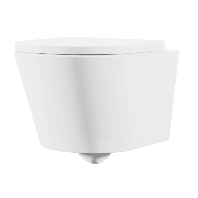 Sealey DH335 Wall Hung Toilet with Soft Close Seat Rimless Flush White
