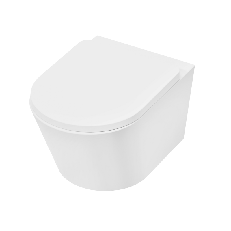 Sealey DH335 Wall Hung Toilet with Soft Close Seat Rimless Flush White