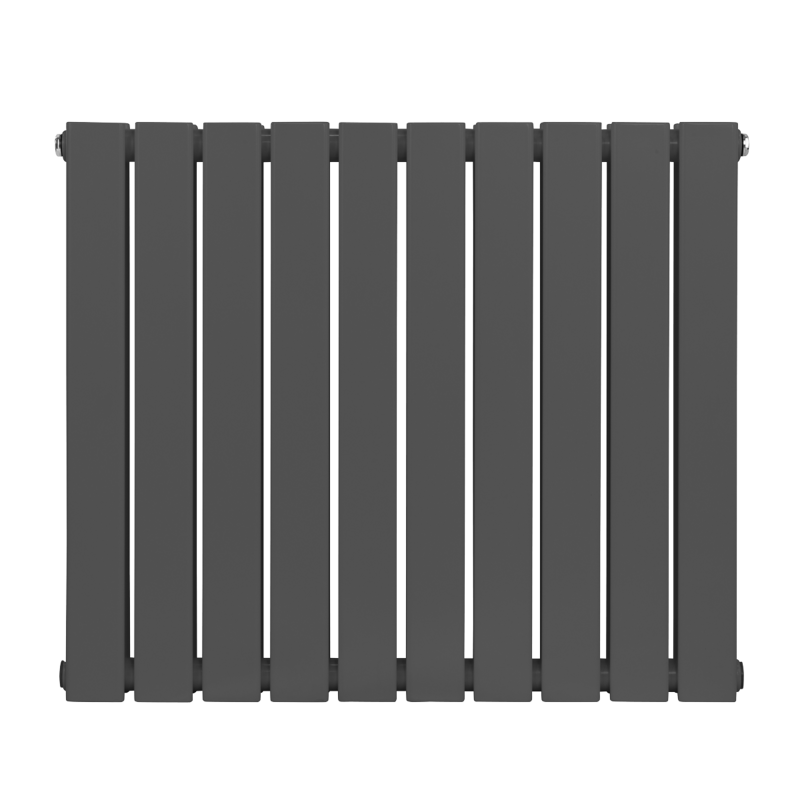 Sealey DH340 Baridi Horizontal Radiator Contemporary Double Flat Panel Design 600 x 700mm Anthracite