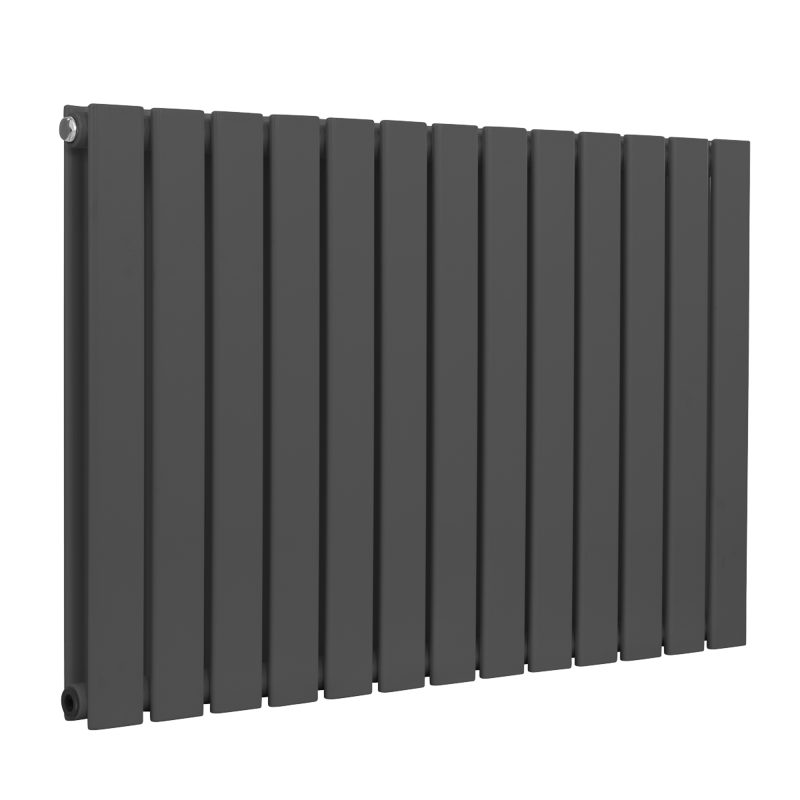 Sealey DH341 Baridi Horizontal Radiator Contemporary Double Flat Panel Design 600 x 910mm Anthracite