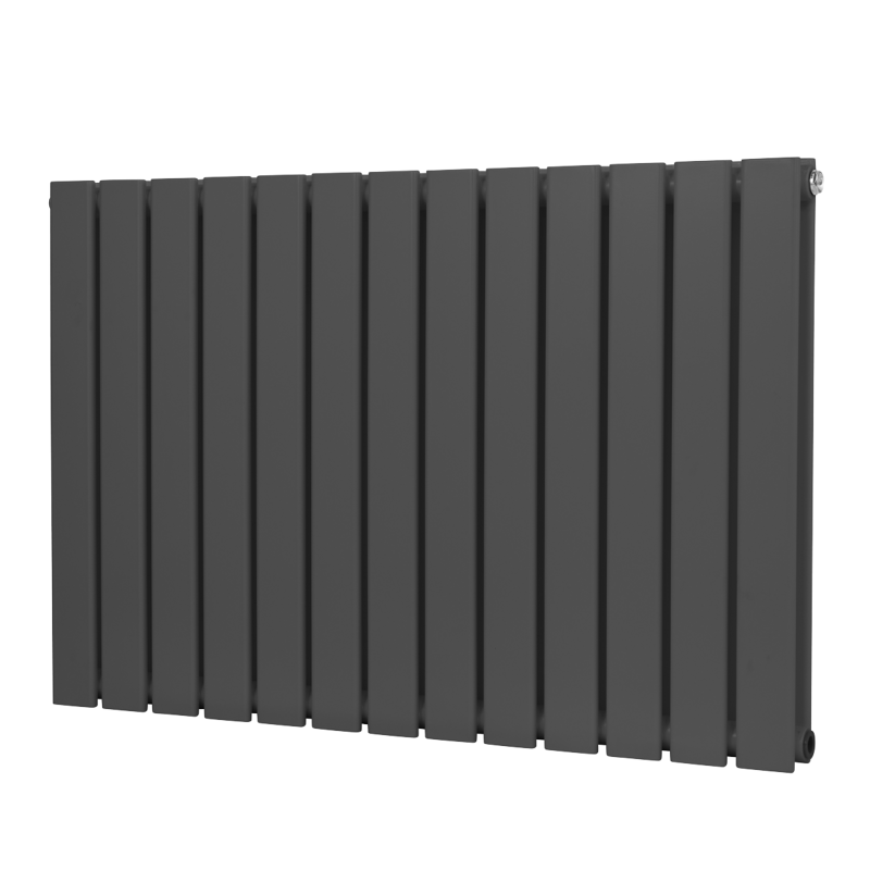 Sealey DH341 Baridi Horizontal Radiator Contemporary Double Flat Panel Design 600 x 910mm Anthracite