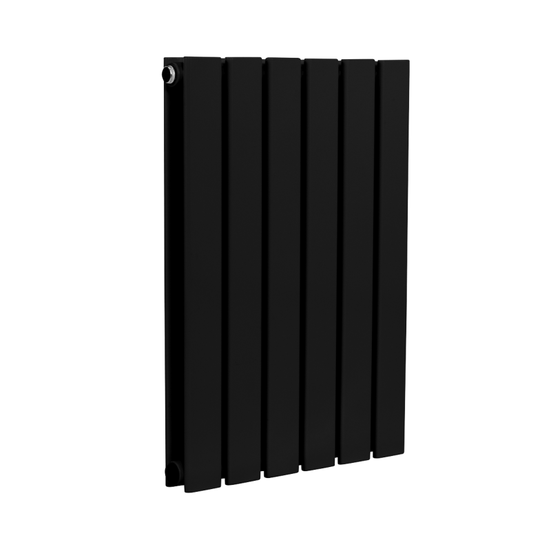 Sealey DH343 Baridi Horizontal Radiator Contemporary Double Flat Panel Design 600 x 420mm Black